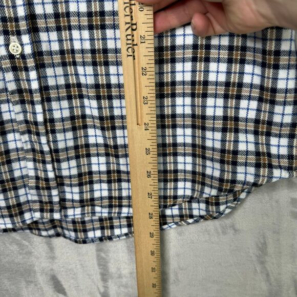 Epaulet Los Angeles Shirt Mens Medium Black White Plaid Cotton Flannel Outdoor - Picture 15 of 15